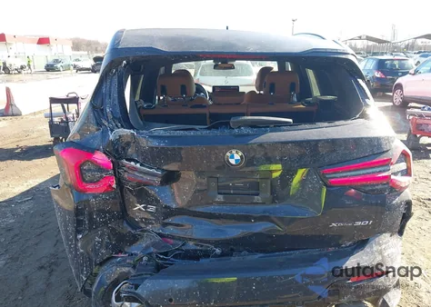 2024 BMW X3 xDrive30I из США, поврежденный, VIN 5UX53DP04R9V86509